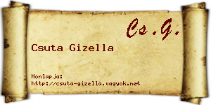Csuta Gizella névjegykártya
